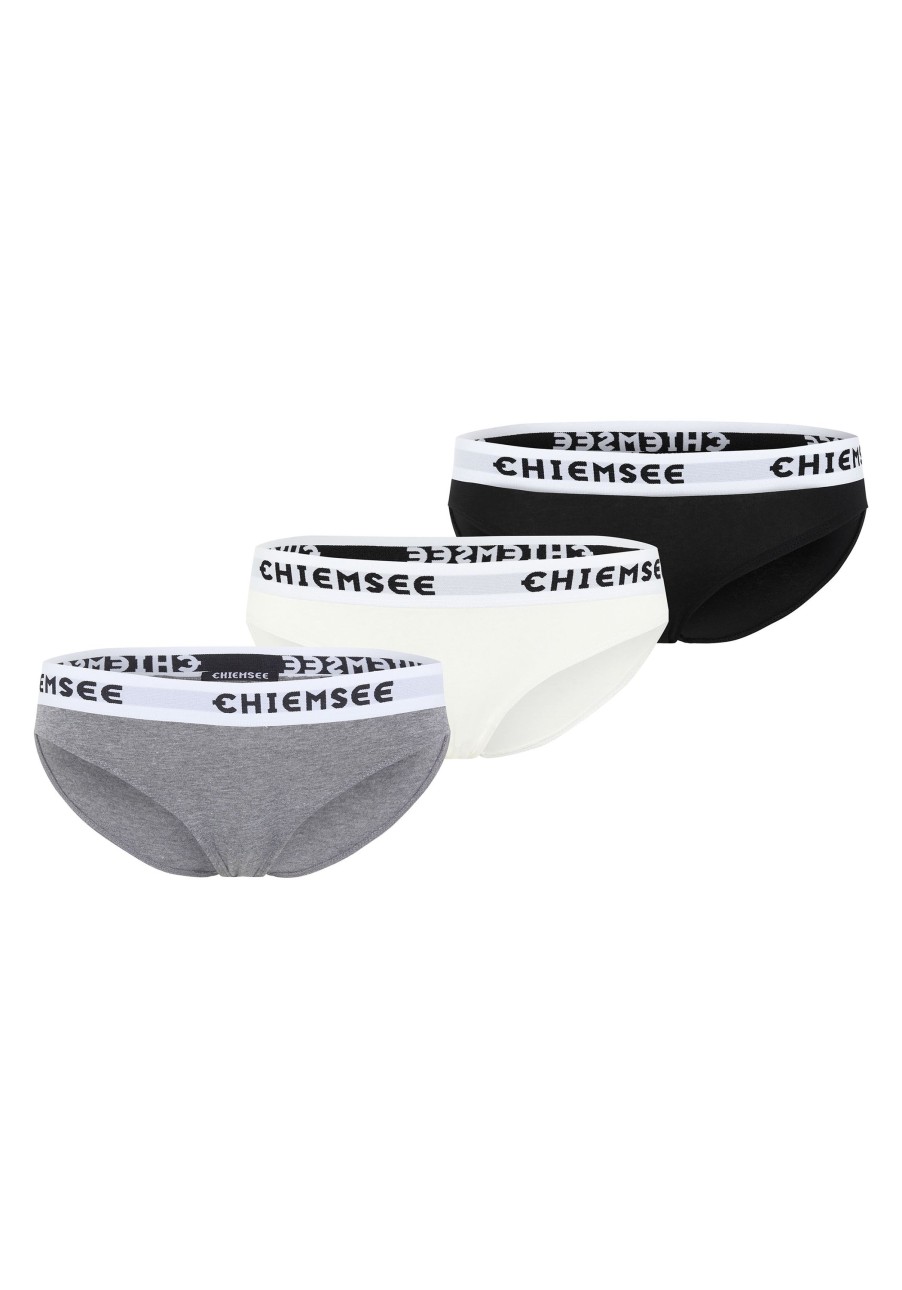 Damen chiemsee Unterwasche & Socken | 3Er-Pack Slip Mit Logo-Bund