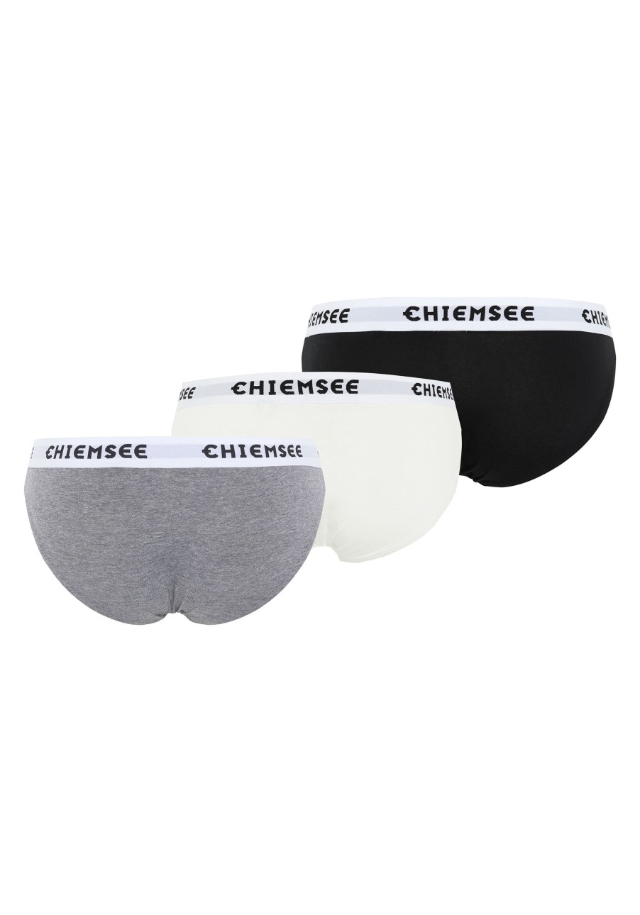 Damen chiemsee Unterwasche & Socken | 3Er-Pack Slip Mit Logo-Bund