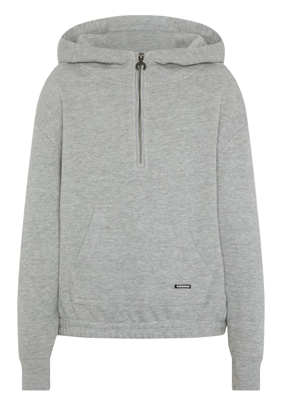 Kinder chiemsee Sweatshirts & Sweatjacken | Boxy Loose-Fit Madchen-Hoodie Im Label-Design