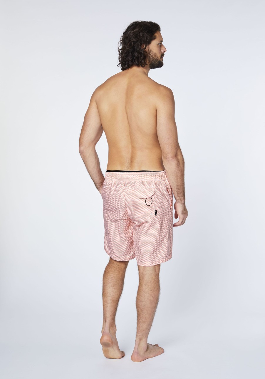 Herren chiemsee Badeshorts & Surfshorts | Knielange Badeshorts Mit Allover-Print Und Taschen