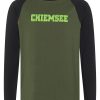 Kinder chiemsee T-Shirts & Poloshirts | Jungen-Longsleeve Aus Jersey In Two-Tone-Optik Mit Logo