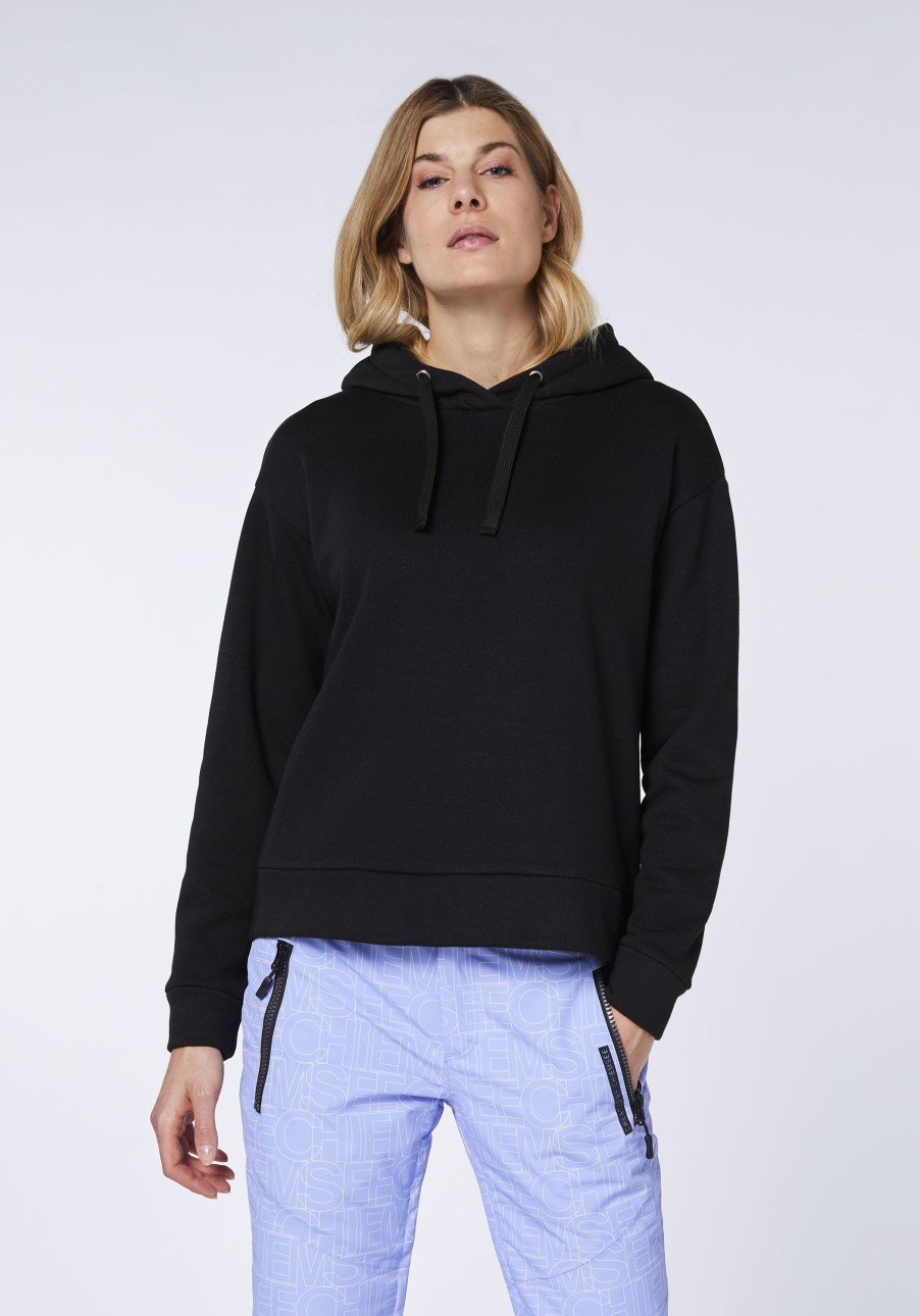 Damen chiemsee Sweatshirts & Sweatjacken | Comfort-Fit Hoodie In O-Shape Mit Label-Kapuze