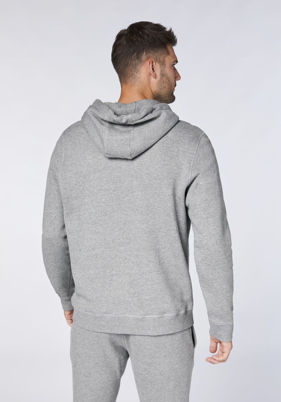 Herren chiemsee Sweatshirts & Sweatjacken | Basic-Hoodie Aus Baumwollmix Mit Logo