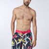 Herren chiemsee Badeshorts & Surfshorts | Knielange Badeshorts Mit Allover-Print Und Taschen