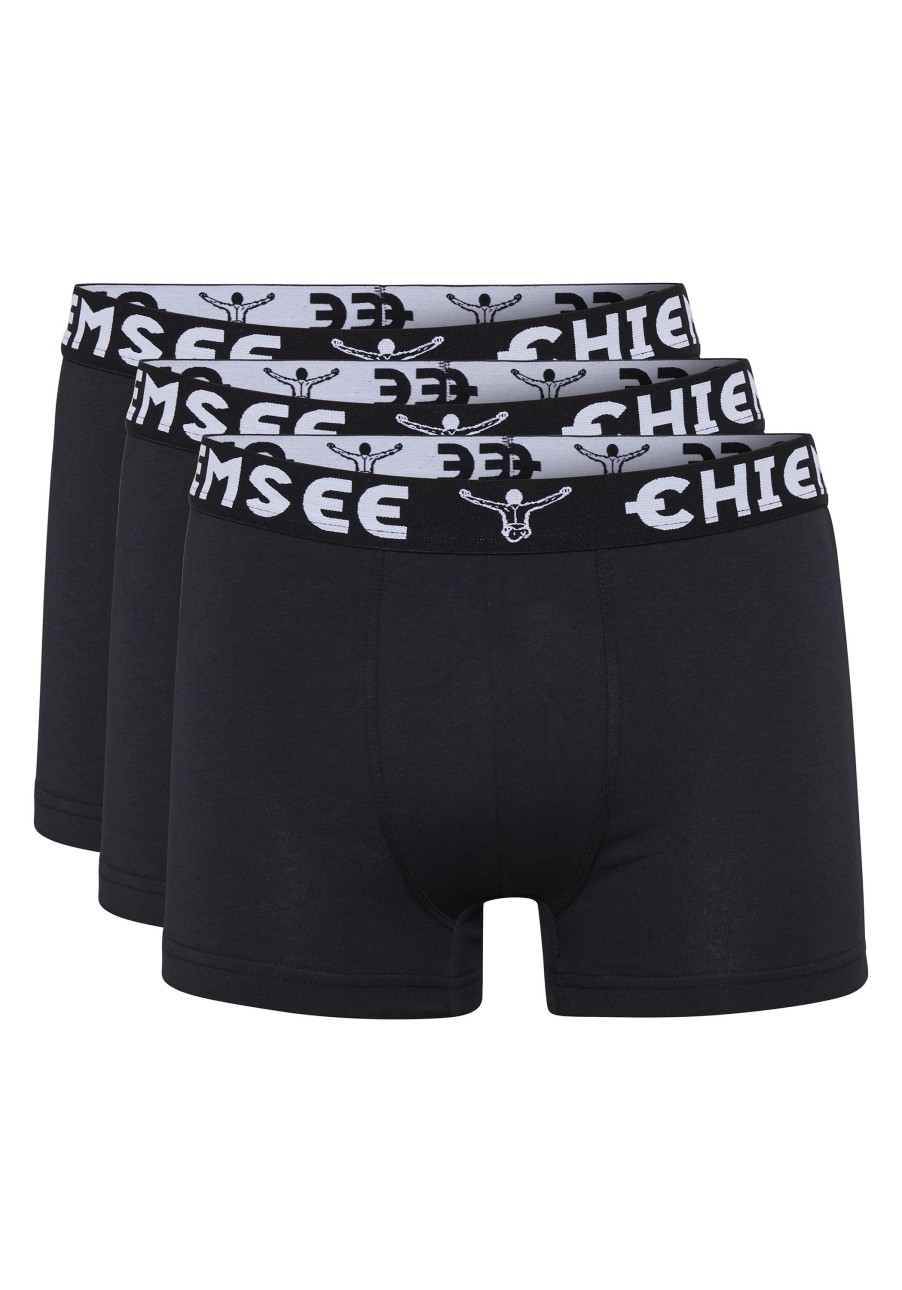 Herren chiemsee Unterwasche & Socken | 3Er-Pack Boxershorts Mit Stretch Und Logo-Bund