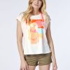 Damen chiemsee T-Shirts & Tops | T-Shirt Aus Jersey Mit Frontprint