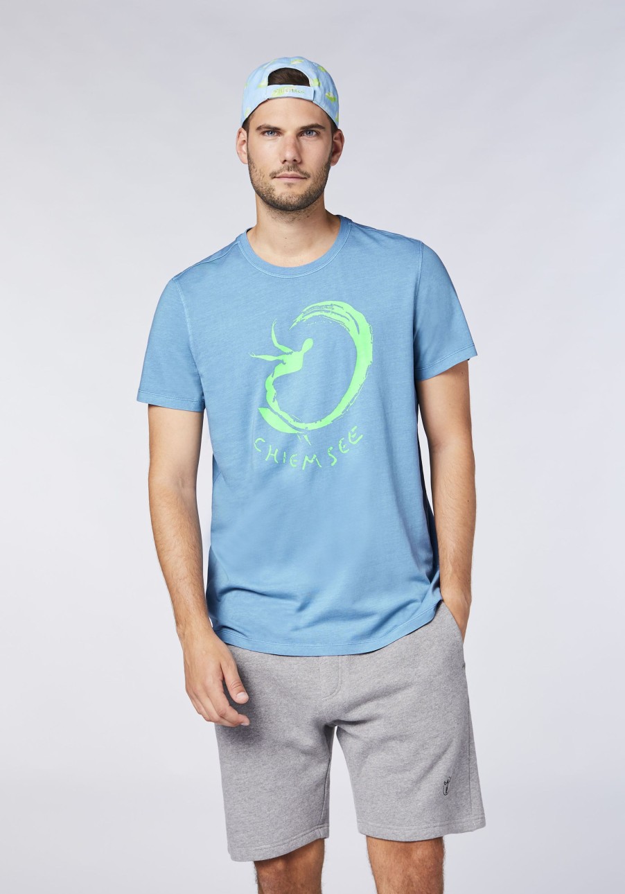 Herren chiemsee T-Shirts & Tanks | Jersey-Shirt Mit Label-Surfer-Motiv