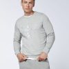 Herren chiemsee Sweatshirts & Sweatjacken | Sweater Aus Baumwollmix Im Label-Look