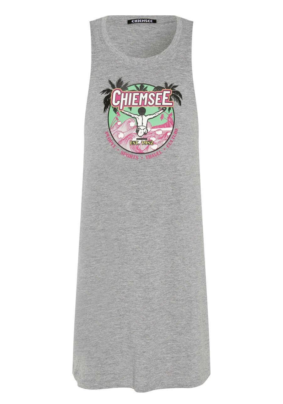 Kinder chiemsee T-Shirts & Tops | Madchen-Longtop Mit Labelprint Und Cut-Out