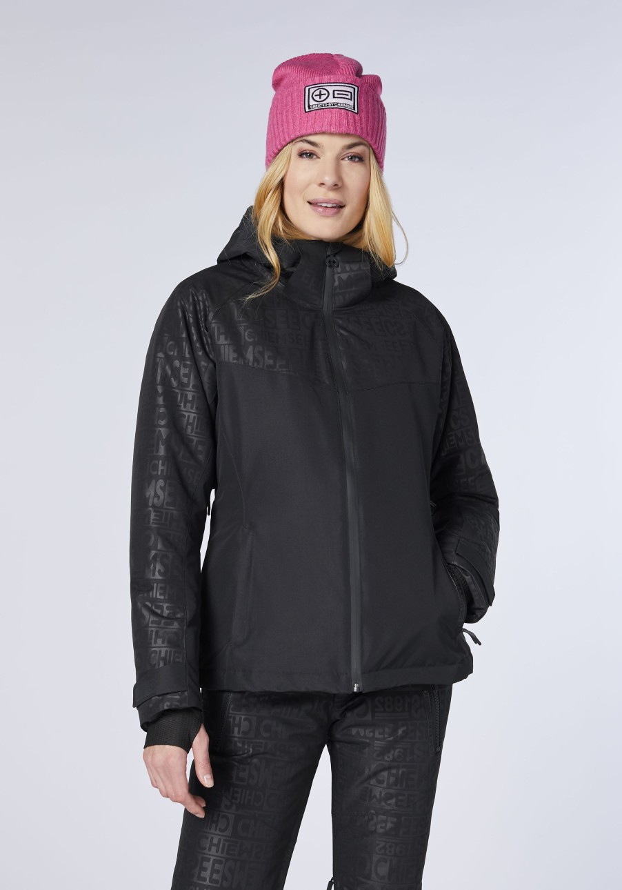 Damen chiemsee Ski- & Funktionsjacken | Wasserdichte Skijacke Mit Stylishem Muster