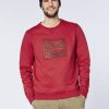 Herren chiemsee Sweatshirts & Sweatjacken | Sweater Aus Baumwollmix Mit Plus-Minus-Patch