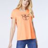 Damen chiemsee T-Shirts & Tops | T-Shirt Aus Jersey Mit Label-Frontprint